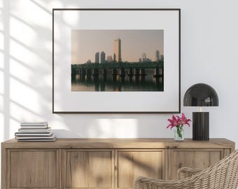 Seoul Skyline Print, Han River Cityscape Wall Art, Korea Architecture Photography, Urban Morning Light Poster, Travel Fine Art