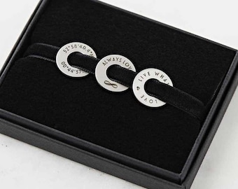 Personalisierte Sterling Silber Engraved Charms - graviert mit Ihren Worten Personalisierte Silberscheiben, Armband-Charms, individuelles Geschenk