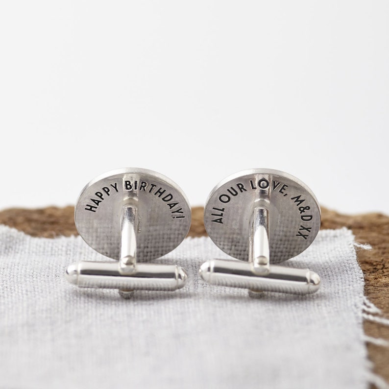 Deco Monogram Cufflinks, Handmade Monogram Personalised Cufflinks ...