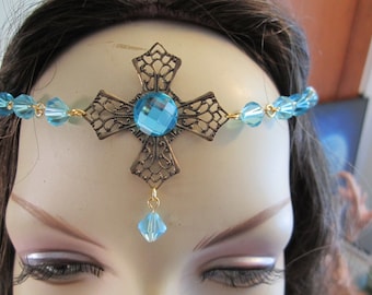 Airy Circlet of the Sky Maiden Elven Celtic Druid LARP Bridal Renaissance Wedding