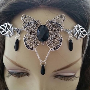 Schmetterling-reif für die dunkle Fee Elfen keltischen Druiden Braut Priesterin