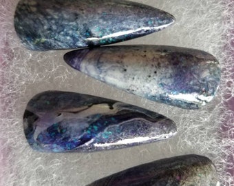 Darkness Acrylic press on nails reusable