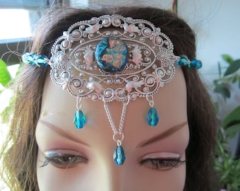 Diadem of the Elven Warrior Celtic Druid LARP Bridal Renaissance