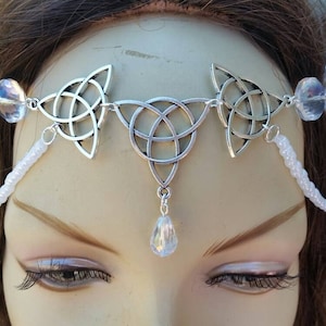 Crystalline Circlet of the Winters Ritual celtic elven druid larp bridal