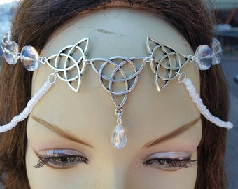 Crystalline Circlet of the Winters Ritual celtic elven druid larp bridal
