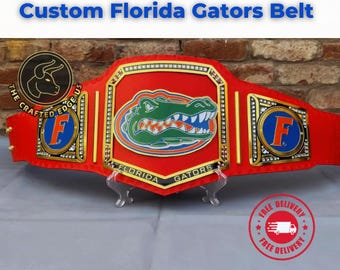 Replicariem voor zwaargewicht kampioenschap Florida Gators, aangepaste riem voor zwaargewicht kampioen worstelen