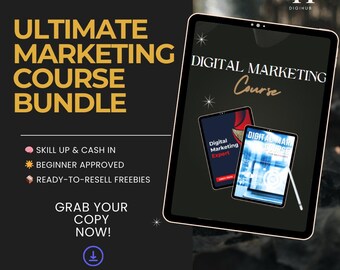Ultimatives Marketing-Course Bundle | Social Media, Branding, Inhalt (Digitaler Download)