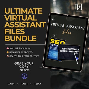 Ultimate Virtual Assistant Bundle | VA Templates, Client Onboarding, Job Tracker, Contracts, SOPs & More | Digital Download | VA Toolkit