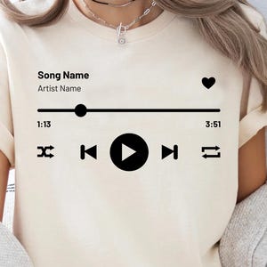 Custom Music Player Shirt