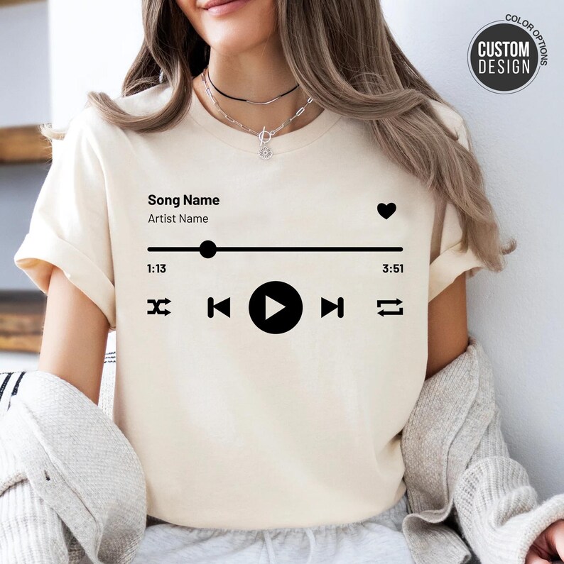 Custom Music Player Shirt