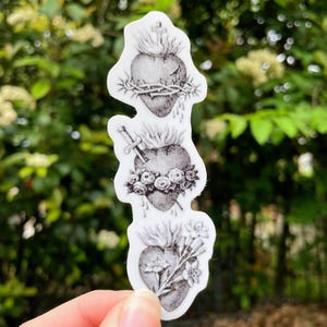 Sacred Hearts of the Holy Family Sticker