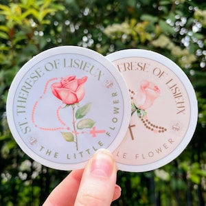 St. Thérèse of Lisieux Emblem Stickers