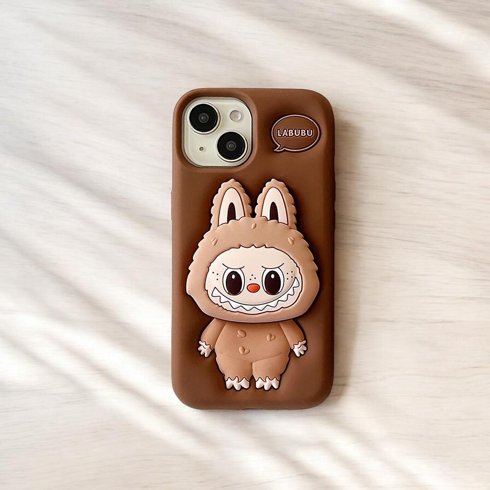 labubu ラブブiPhone 14 ケース（ポップマートLABUBU 丸っこく