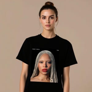 ビヨンセUKツアーTシャツ、カウボーイ・カーターツアー有名アメリカ人歌手UKコンサートファンシャツ、ギフト大人子供ユニセックスTシャツトップ