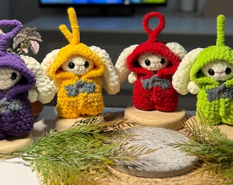 Teletubbies: Mini Teletubbies pajamas for mini animals, includes 4 pajamas (TinkyWinky, Dipsy, LaaLaa, Po)