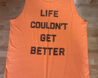 A vida não poderia ficar melhor, linda regata EDM Fest Ring Spun Cotton