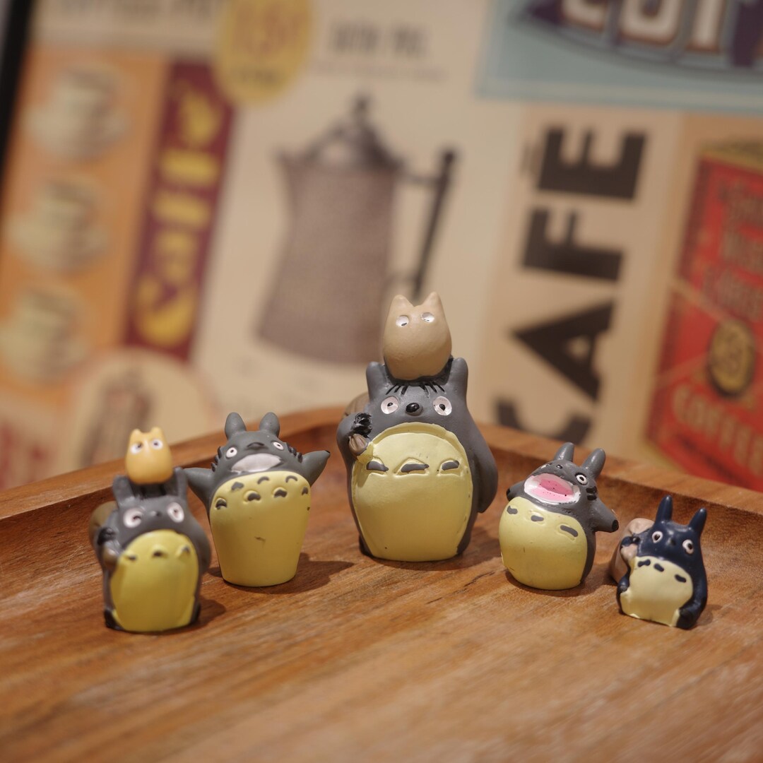 Hand-painted Set of 5 My Neighbor Totoro Family Figurines, Adventurers ...