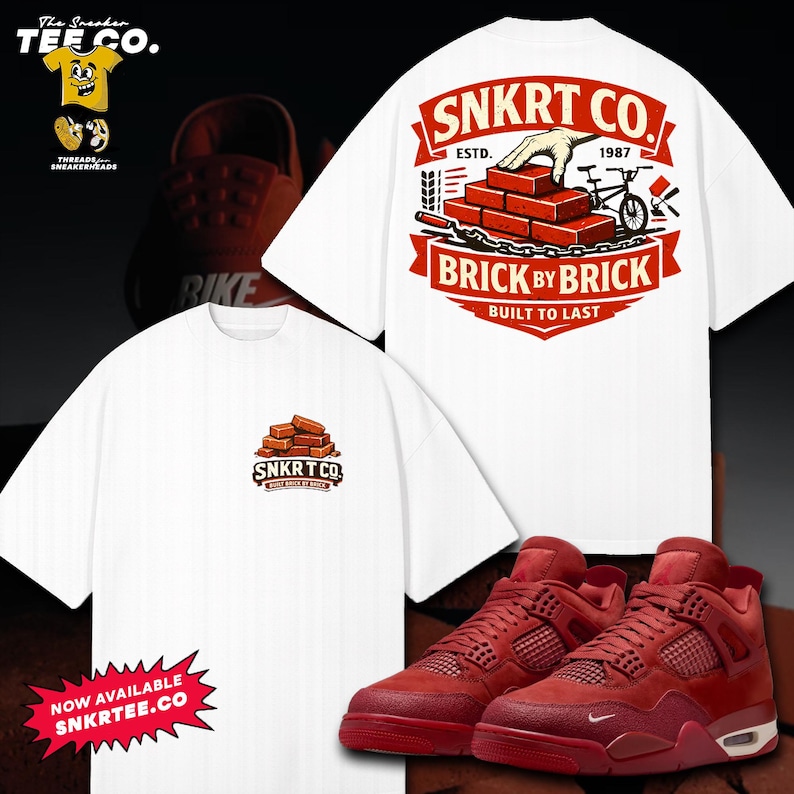 BRICK BY BRICK perfect match for air Jordan 4 Nigel AJ4