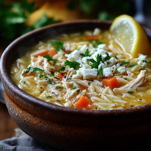 BEST Greek Lemon Chicken Soup (Avgolemono) Recipe