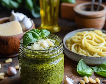 Authentisches Italienisches Basilikum Pesto Rezept