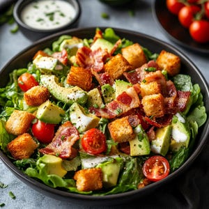 BEST California BLT Salad with Ranch Dressing Recipe