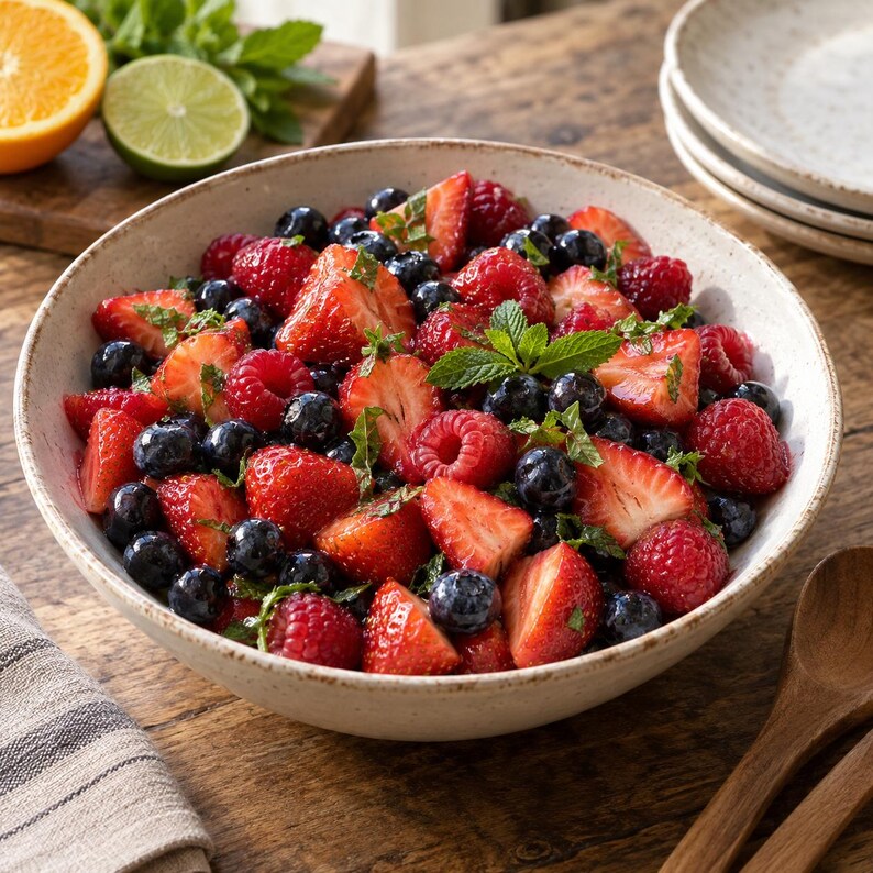 Mixed Berry Salad Recipe Printable PDF Etsy Mixed Berry Salad Recipe Printable PDF Etsy