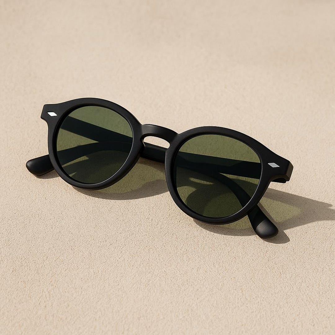 Retro Round Sunglasses Vintage Style, UV400 Protection Etsy — free download
