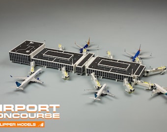 1:400 Model Airport Terminal/ Concourse V2