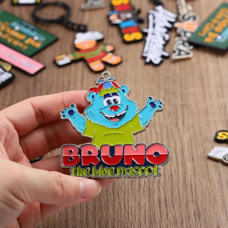 Custom Metal Keychain – Personalized Design, Custom Logo Keyring, Zinc Alloy Soft Enamel, 3D Keychains, Bulk for Hotels, Brands, Events & Teams