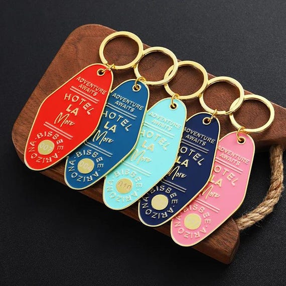 Custom Metal Keychain, Personalized Design, Custom Logo Keyring, Zinc Alloy Soft Enamel, 3D Keychain, Bulk for Hotels, Brand, Events & Teams