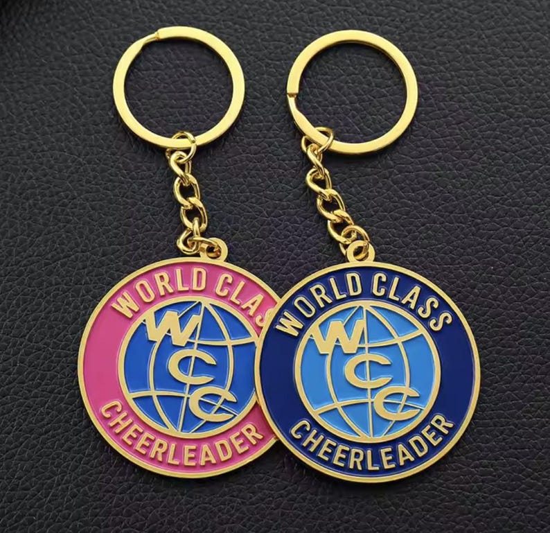 Custom Logo Keychains 10 Pcs, Bulk Logo Keychains, Promotional ...