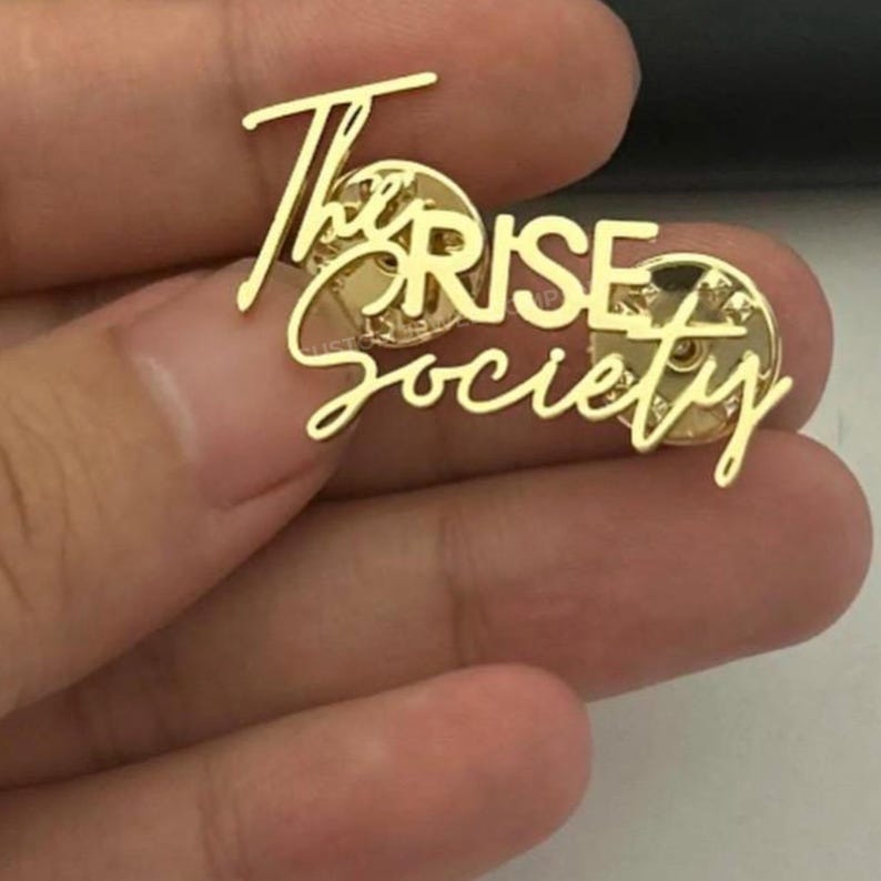 Customized Logo Brooch Pin, Business Logo Lapel Pin, Custom Metal Badge ...