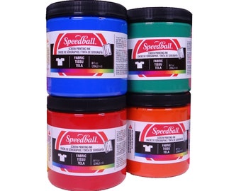 Speedball Fabric Screen Printing Ink - (Choose Colour)