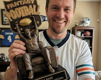 Fantasy football trophy