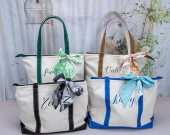 Bolsa de lona personalizada, con logo personalizado, ideal como regalo para damas de honor