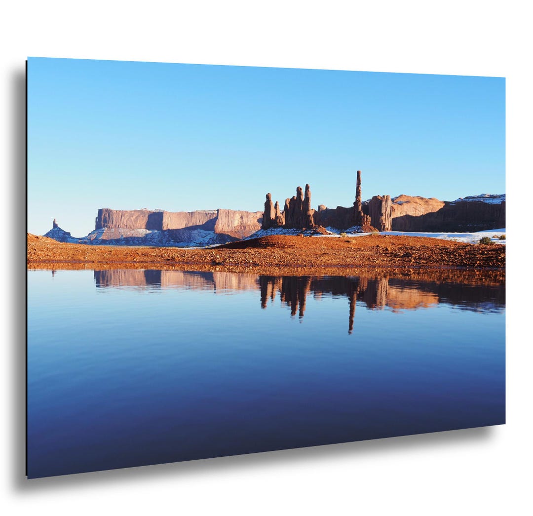 Monument Valley Arizona: Totem Pole Reflections - Etsy