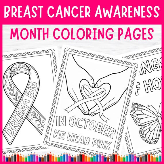 Awareness Ribbon Coloring Page