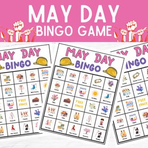No Prep May Day Bingo Game | A Fun May Day Activities For Kids | Fun activity for May