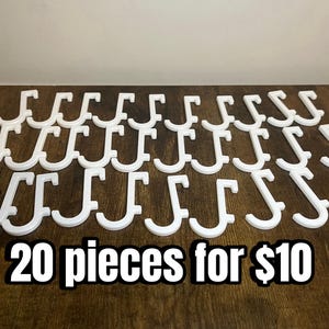 SKADIS Compatible Hooks – 3D Printed Pegboard Accessories – Fits IKEA SKADIS – Tool Organizer – Utility Hooks for Decoration and Organizing