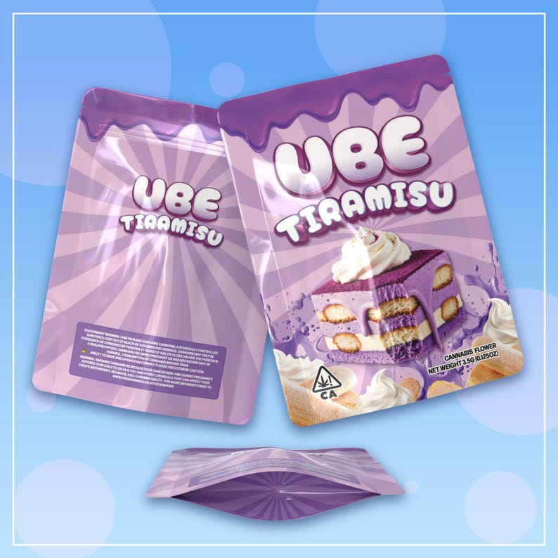 Pastry Mylar Bag Design Bundle: Editable Template (PSD, PDF, Vector) image 5