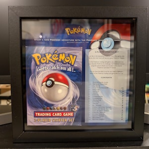 Starter-themadeck voor 2 spelers 1999 Shadow Box-display - geen Pokemon-kaarten erin (leeg) // Shadowbox