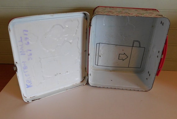 Strawberry Shortcake Metal Lunch Box, 1981, no th… - image 9