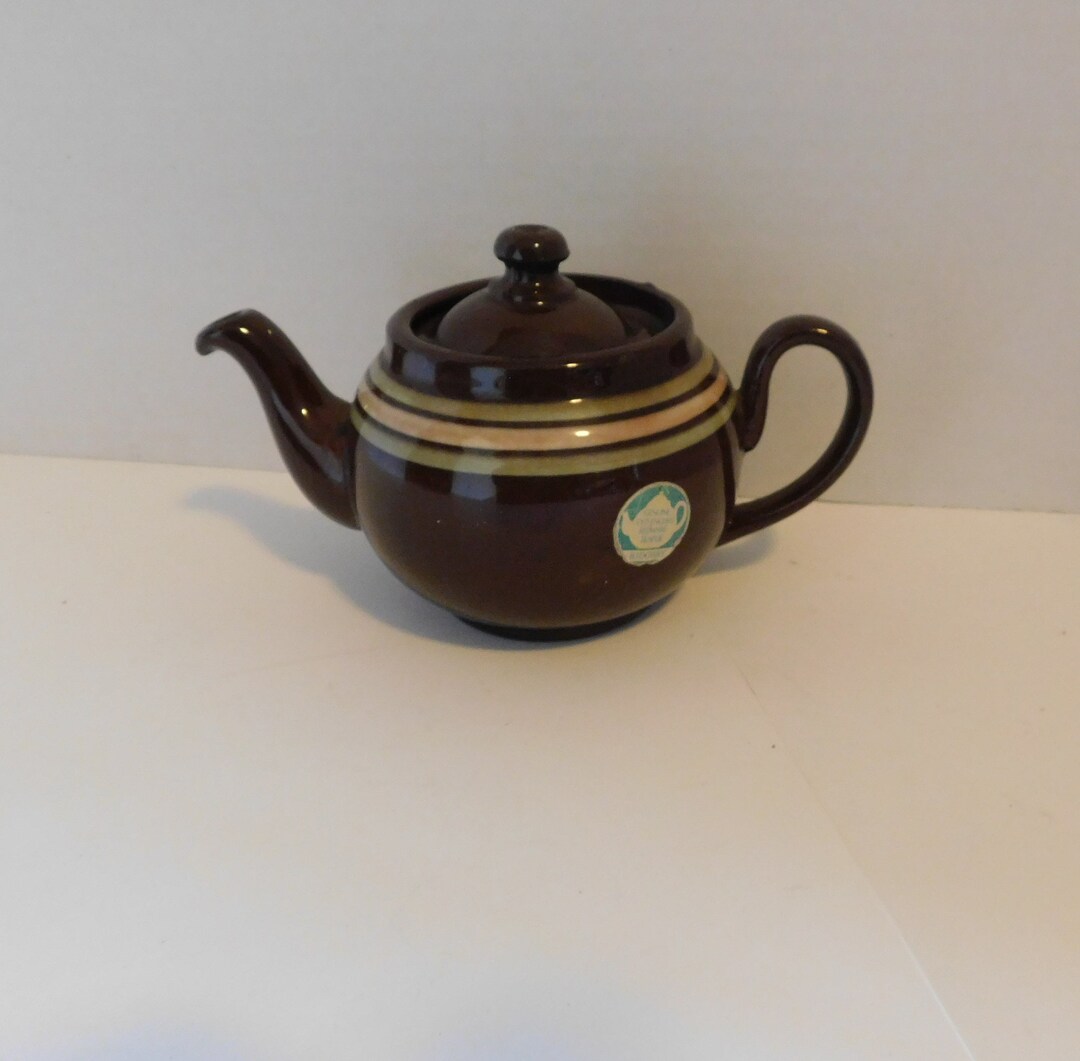 Ridgeway Old English Redware Teapot Etsy