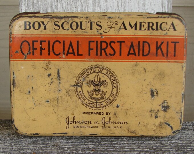 Boy Scout First Aid Kit With Contents Etsy