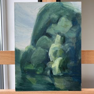 Original St. James's Park Acrylic Painting | Study I | London Impressionist Landscape Art