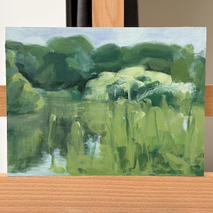 Original Acrylic Painting – Willow Study II, St. James’s Park London Landscape