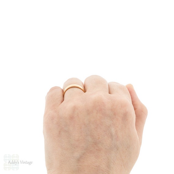 Antique 22ct 22k Ladies Wedding Ring, Size K.5 / … - image 7