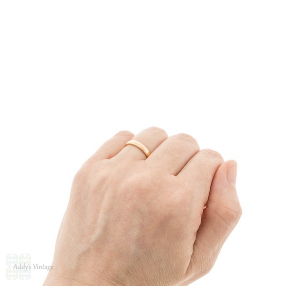 Antique 22ct 22k Ladies Wedding Ring, Size K.5 / … - image 6