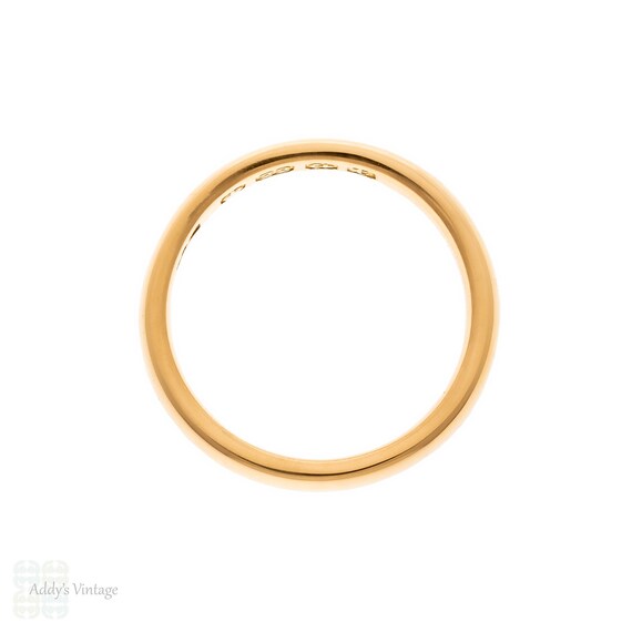 Antique 22ct 22k Ladies Wedding Ring, Size K.5 / … - image 4