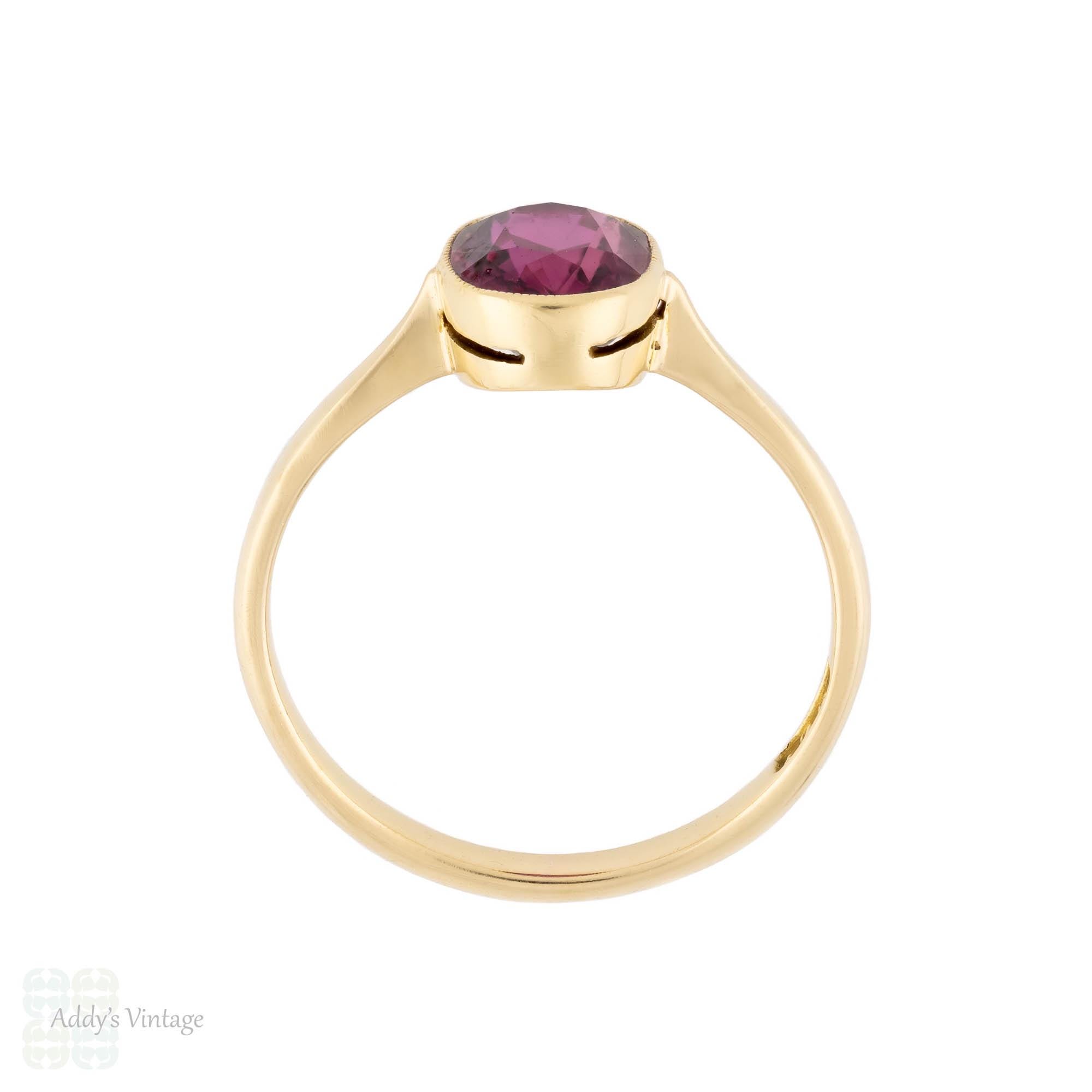 ルビー オーバルカット ゴールドリング R614 オーバルカット ルビーゴールドリング | 株式会社山城時計店